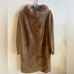 Vintage Highlander Suede Coat